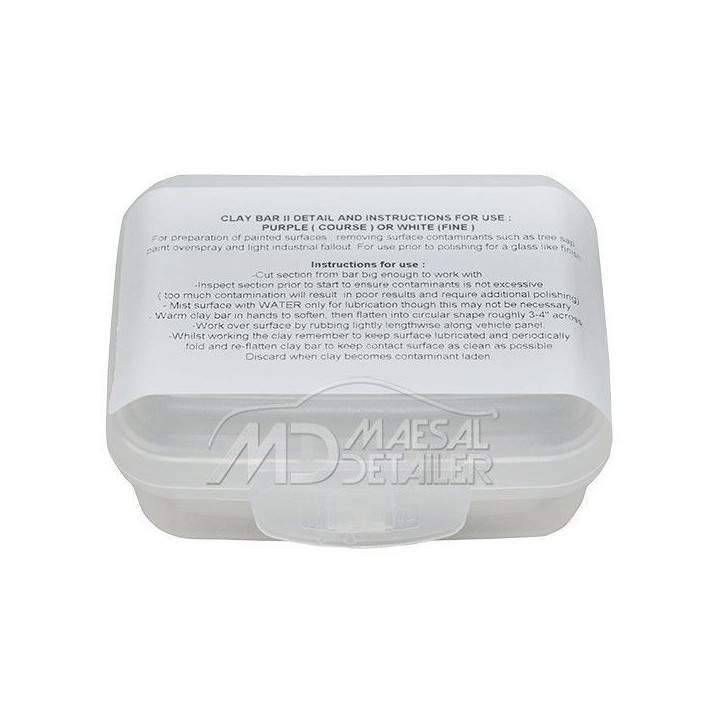 Clay bar suave 100 g (uso con agua) Descontaminar coche