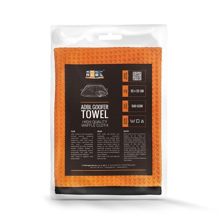 ADBL Goofer Towel Toalla de cristales 500 GSM 35x35 cm