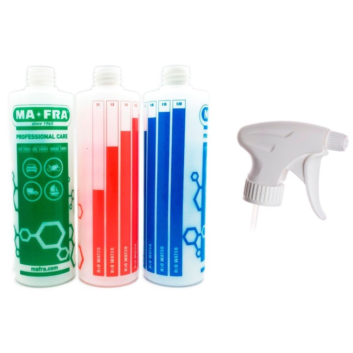 Ma-Fra Botella graduada 500 mL CON PULVERIZADOR