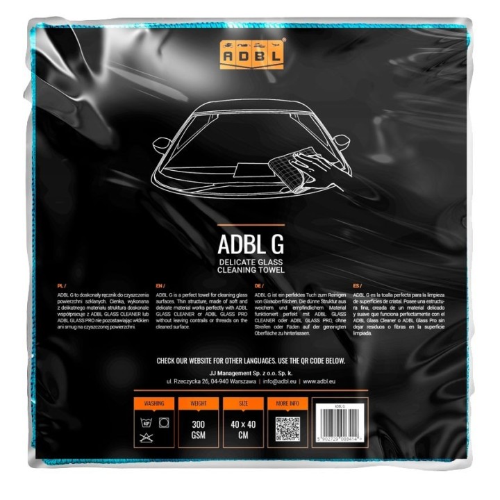 Comprar ADBL G Toalla para limpiar cristales 40x40 cm