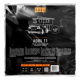 ADBL T1 Kit de 10 toallas multiusos para el coche