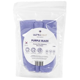 ULTRACOAT PURPLE BLAZE Toalla de microfibras para retirar coatings. Pack de 2.