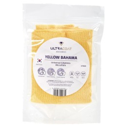 ULTRACOAT YELLOW BAHAMA Kit de 2 toallas de microfibras