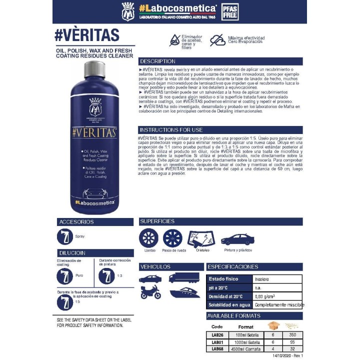 Comprar Labocosmetica VERITAS Verificador de swirls