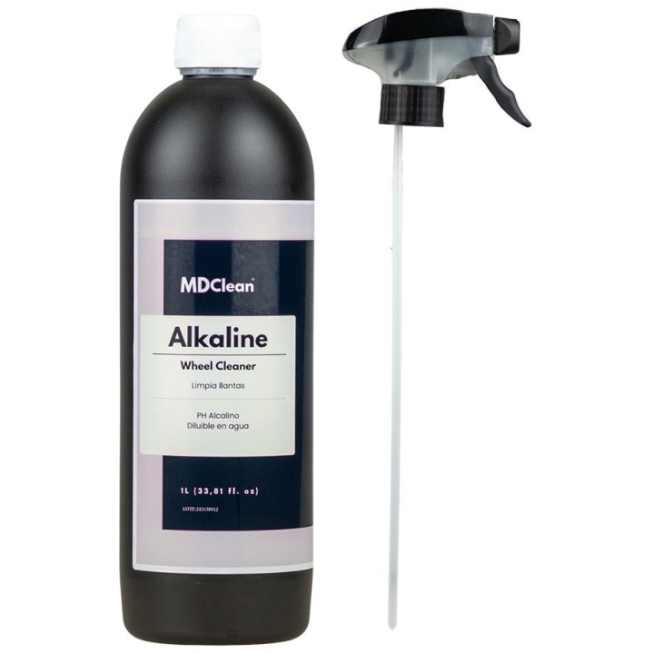 MDClean Alkaline Wheel Cleaner limpiallantas alcalino potente 1 L