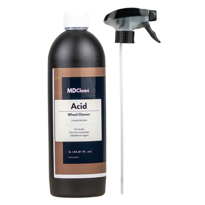 MDClean Acid Wheel Cleaner Limpiallantas ácido potente 1 L