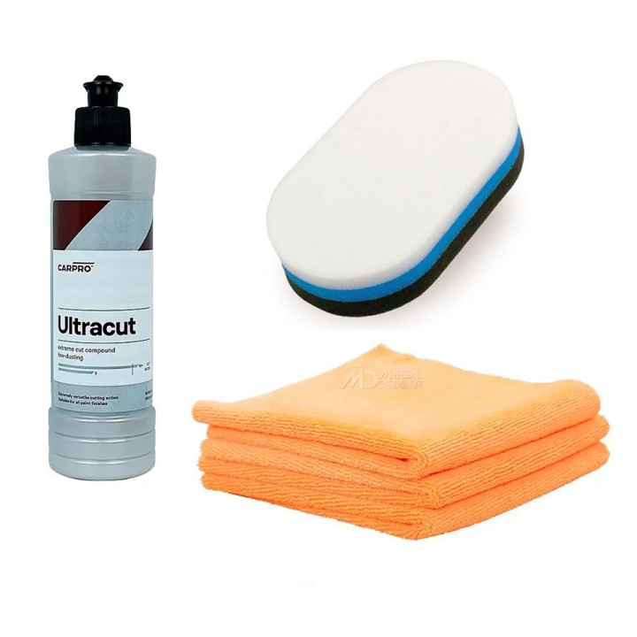 Kit para pulir coche a mano