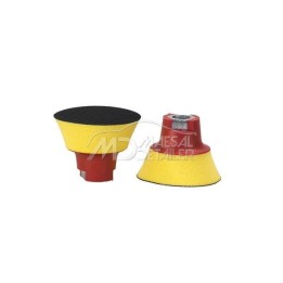 Flexipads plato de 75 mm m14 con velcro y espuma (25 mm)