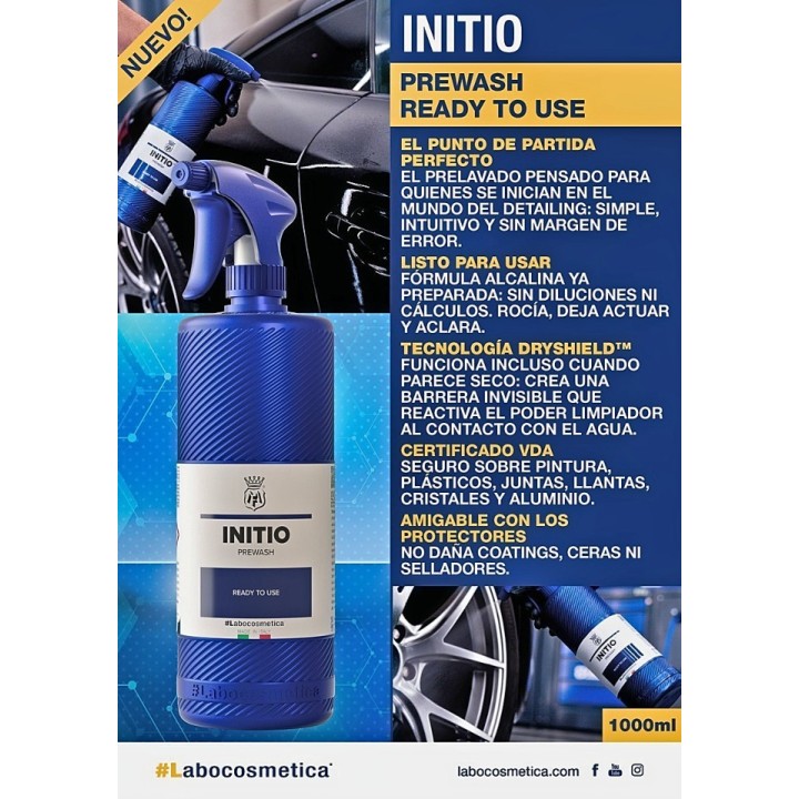 Labocosmetica INITIO Prelavado Alcalino Listo para Usar 1 L