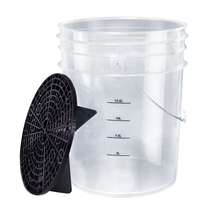 Cubo de Lavado Graduado de 20 L con Asa  y con Separador